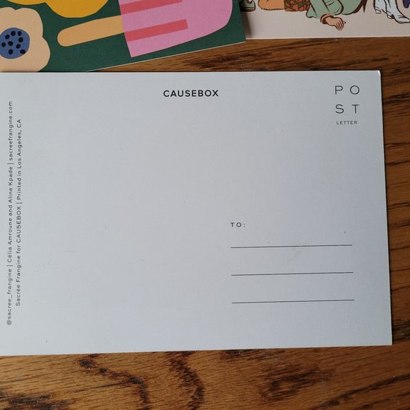 3 Causebox (now Alltrue) Postcards Frameable Artwork - Picture 5 of 5